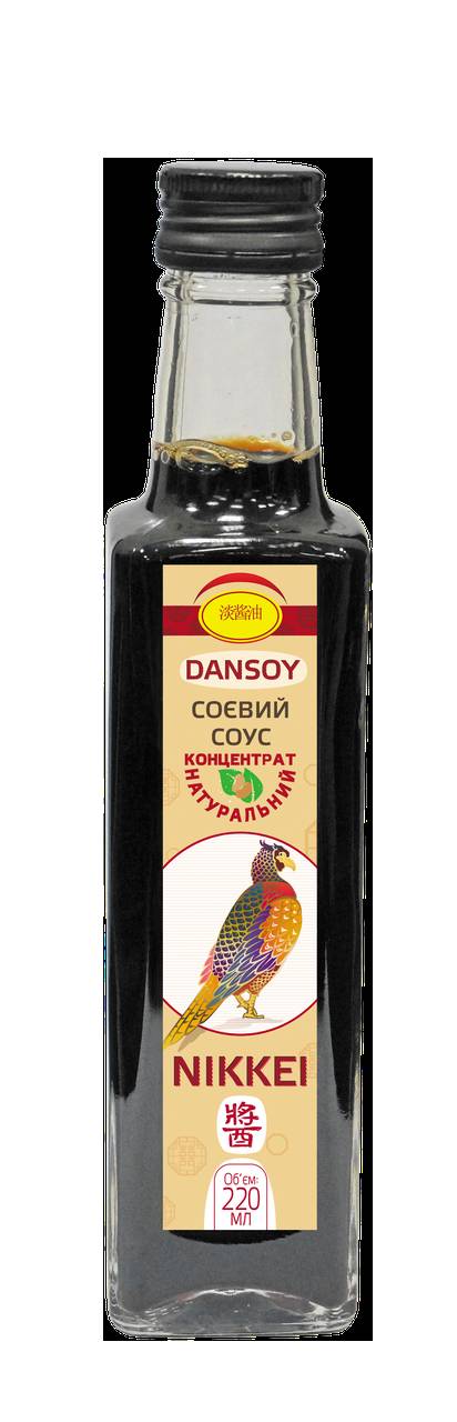 Соус соєвий Dansoy Nikkei натуральний 220 мл (dansoy-nk-220)