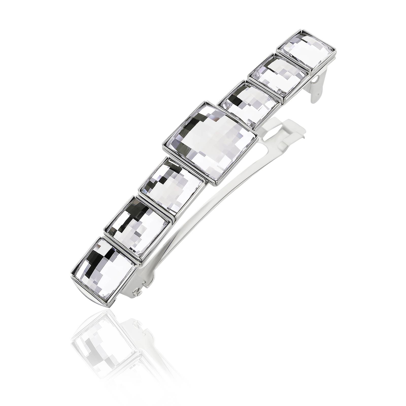 Шпилька KOBI Dolly зі Swarovski Білий (7790-1003-02-32)