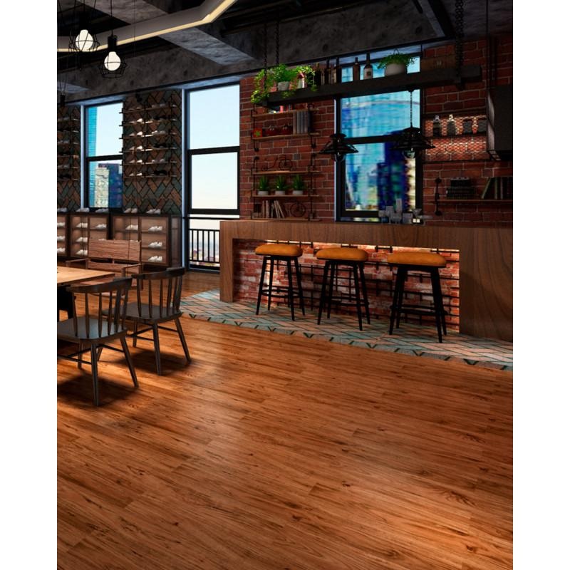Самоклеящаяся виниловая плитка 3D Loft каштан (СВП-002)
