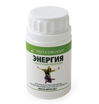 Порошок Енергія Vesta Organic 50 г
