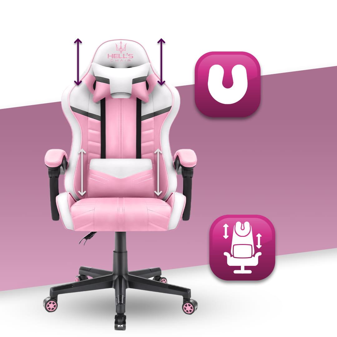Комп'ютерне крісло Hell's Chair HC-1004 PINK