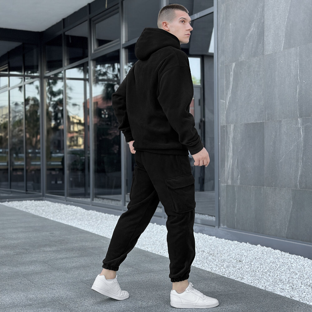Спортивный костюм мужской Pobedov Winter 376181 XXL Черный (00000006620)