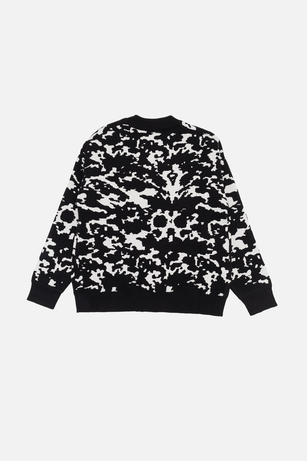 Джемпер для мальчика Lizi Kids 134 см Черно-белый ЦБ-00258724 (SKT001017581)
