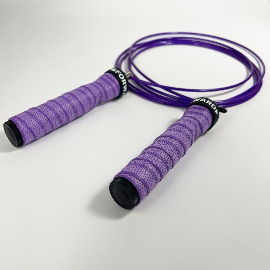 Скакалка скоростная для кроссфита UP & FORWARD Speed Rope PRO+ Фиолетовый