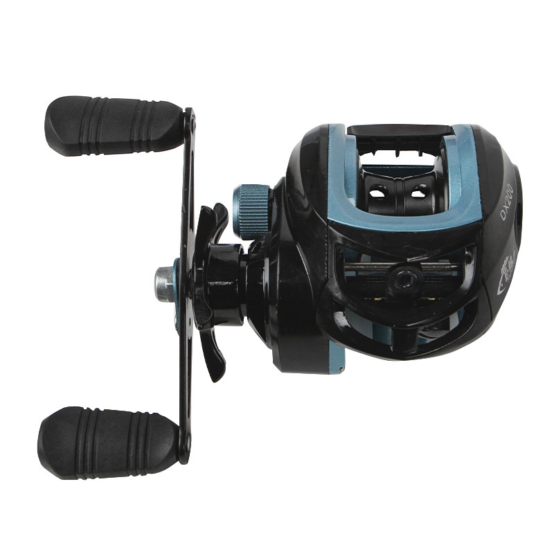 Катушка мультипликаторная Juqiwang DX 200 Right Black-Blue 13558-85978