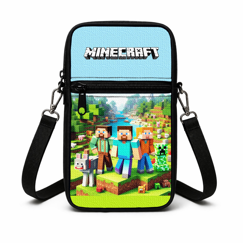 Дитяча сумка через плече Minecraft для телефону, 19×10×5 см, поліестер