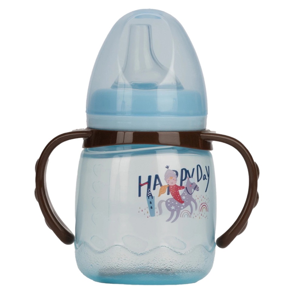 Поильник с силиконовым носиком Mega Zayka MGZ-0314 (Blue) 180 мл