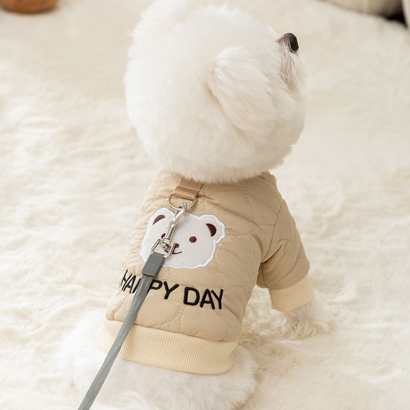 Куртка для животных Hippie Dog Тедди 2310SXSL1869 Beige S Happy Day 13139-84844