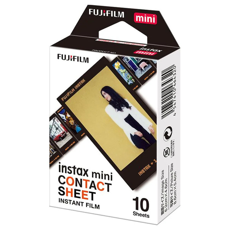 Фотобумага Fujifilm Instax Mini Contact 8,6х5,4 см Черный 10 шт