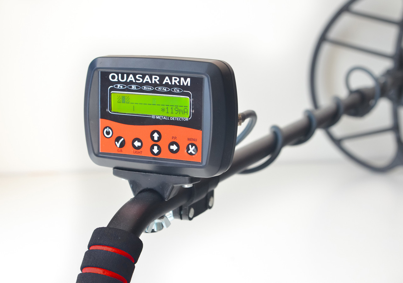 Металошукач Quasar ARM c FM трансмітером та регулятором струму ТХ Чорний (METQ1910)