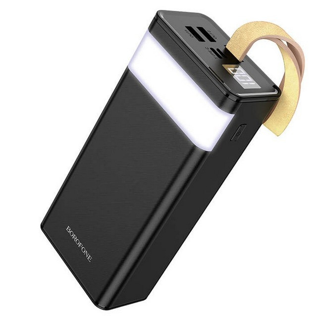 УМБ 30000mAh Power Bank BOROFONE Coolmy BJ18A с лампой Black