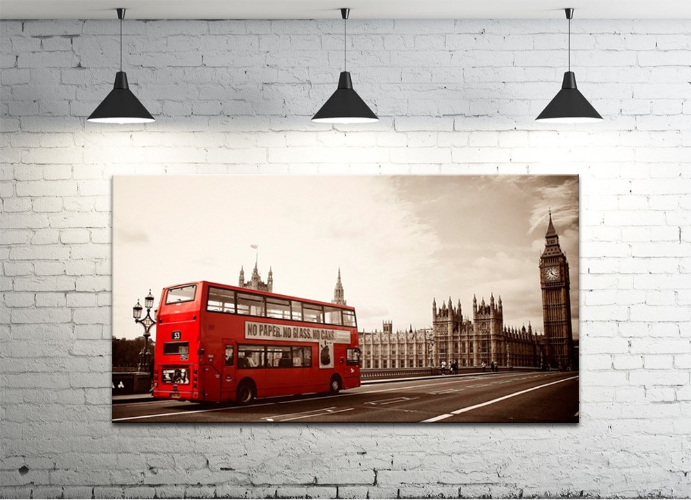 Картина на холсте ProfART S50100-g423 100 x 50 см Лондон (hub_DXBh85780)