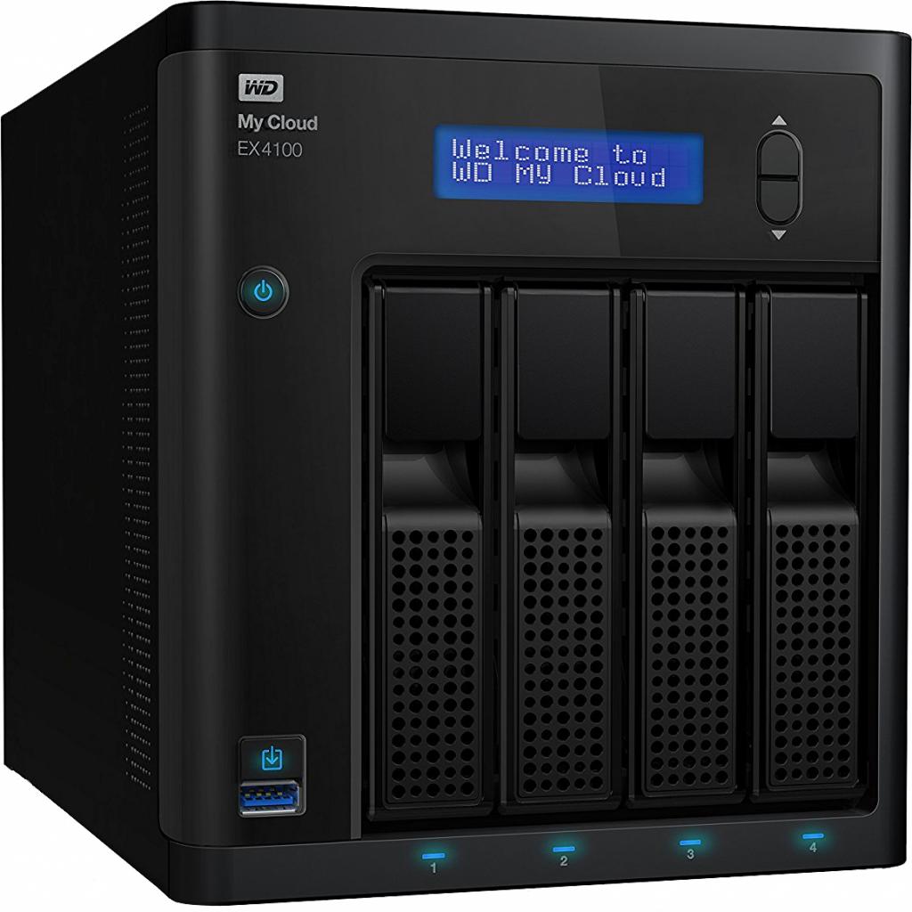 Мережеве сховище Western Digital My Cloud EX4100 NAS 3.5 0-32TB WDBWZE0000NBK-EESN (F00141853)