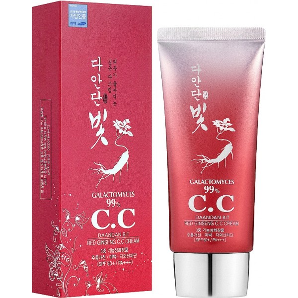 СС крем для обличчя з екстрактом червоного женьшеню Daandan Bit Red Ginseng CC Cream 50 мл (8809541280993)