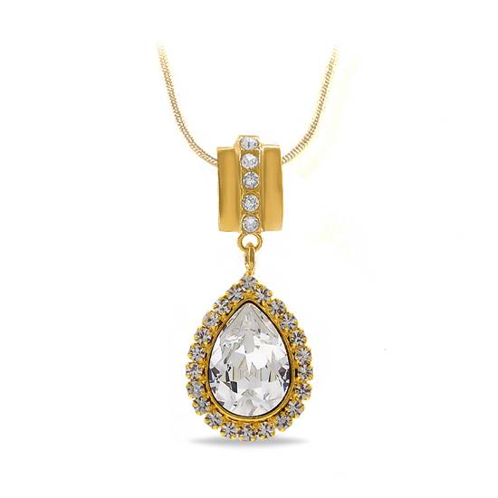 Кулон з ланцюжком KOBI Hruska зі Swarovski (7430-3054-02-35)