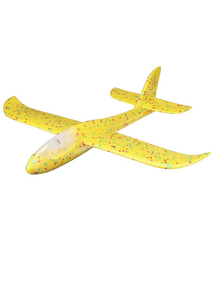 Дитячий літак-планер з LED підсвічуванням Жовтий (2365-5)