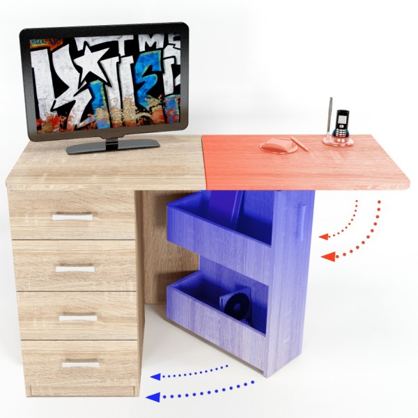 Стол-трансформер для ноутбука  Comfy Home  Caliban