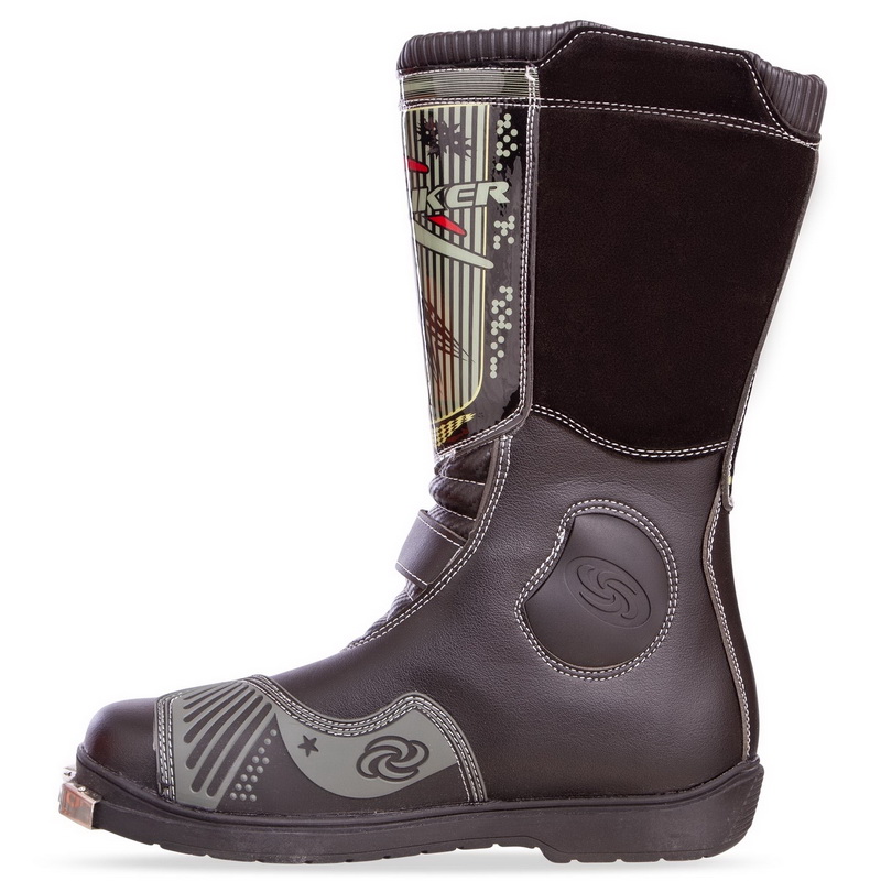 Мотоботи високі Zelart Adventure PRO-BIKER SPEED M-6823 43 Чорний (SK001579)