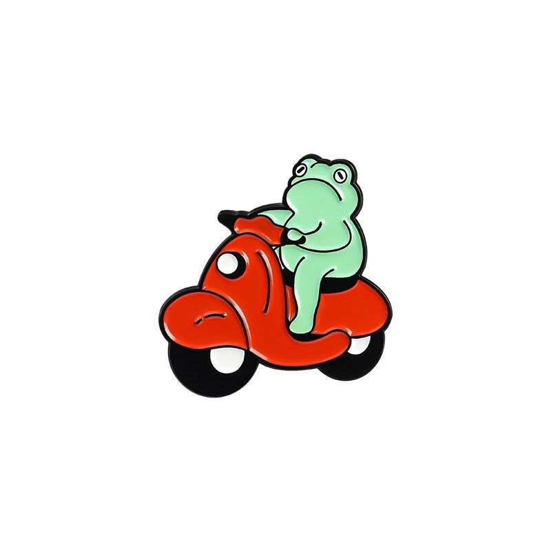 Значок BROCHE Лягушонок зелёный BRGV113472