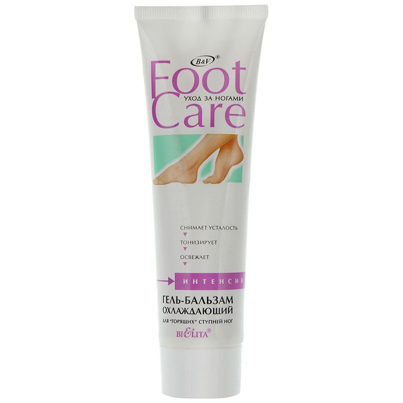 Гель-бальзам для ног "Охлаждающий" Bielita Foot Care 100мл
