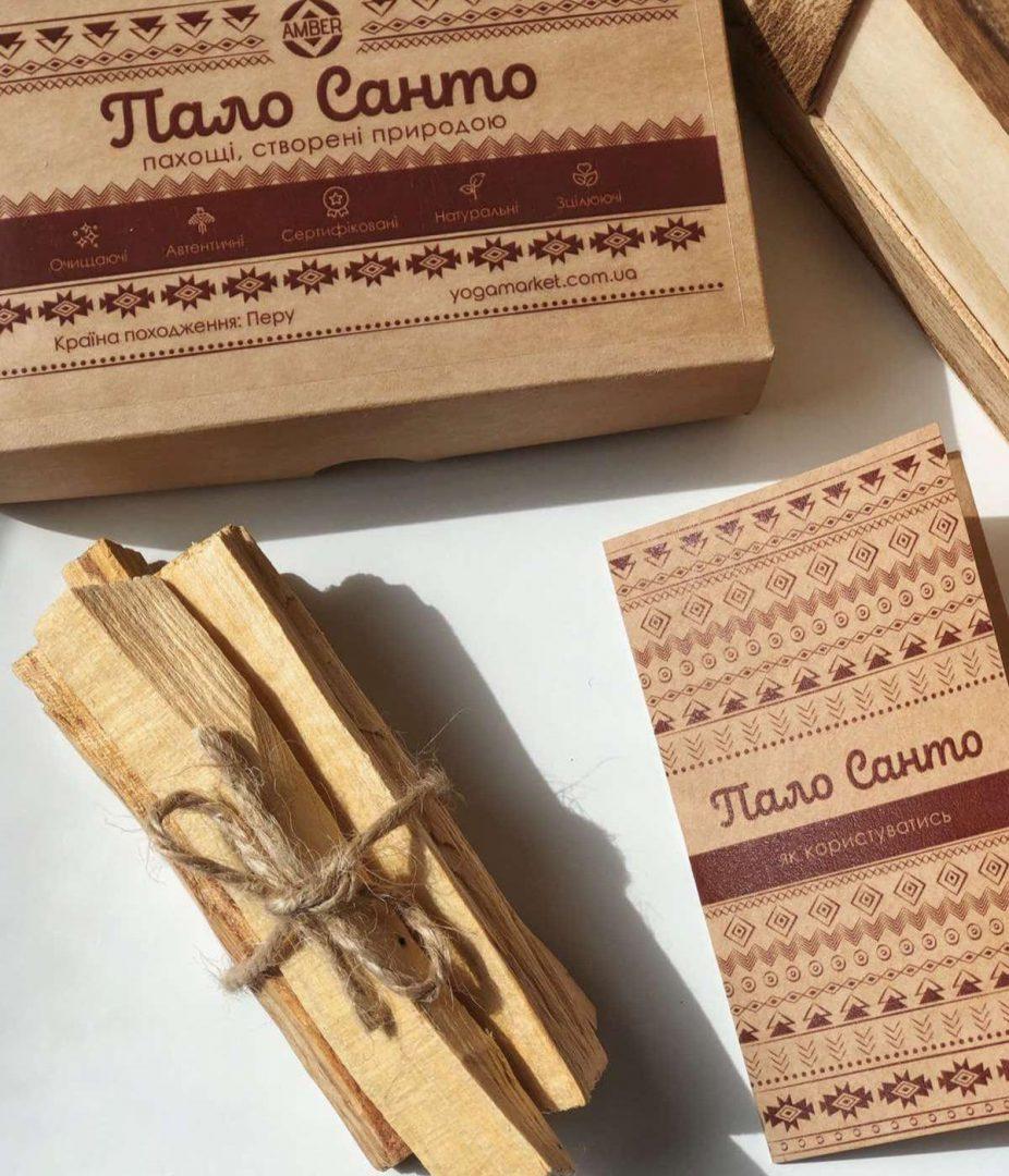Пало Санто Palo Santo бруски Premium Перу 20 г Amber