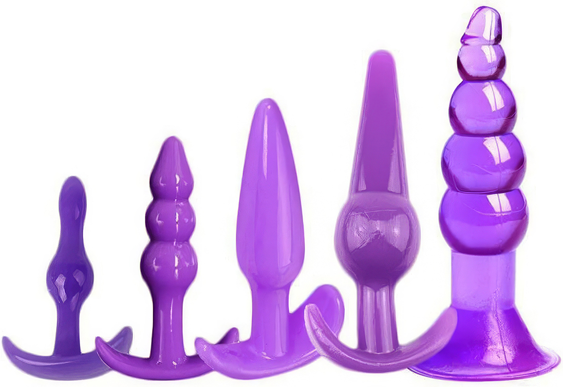 Набор интимных игрушек We Love для анального секса Фиолетовый 7 шт (purple_OLGS15)