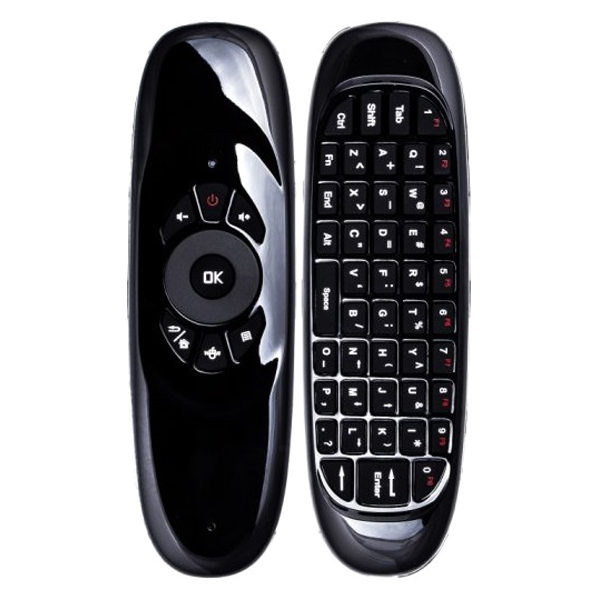 Пульт с гироскопом и клавиатурой Vontar Air Mouse QWERTY C120 Черный