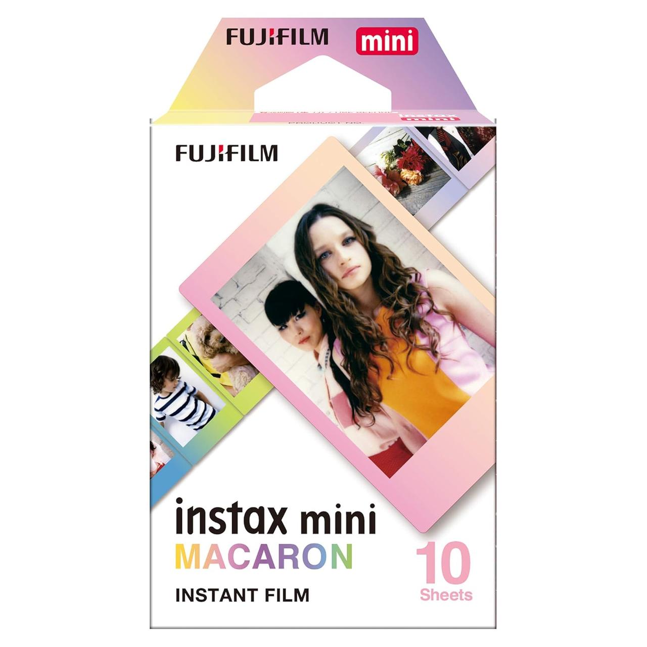 Фотобумага Fujifilm Instax Mini Macaron 8,6х5,4 см Разноцветный 10 шт