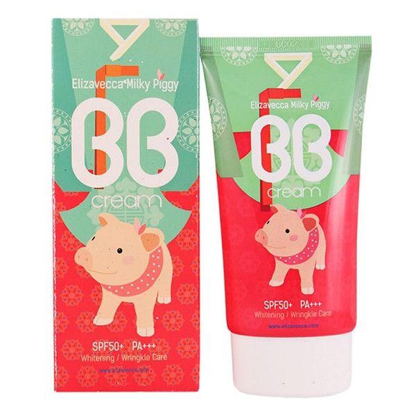 Зволожуючий ББ крем із гіалуроновою кислотою Elizavecca Milky Piggy BB Cream SPF 50 +++ 50 мл (8809311915797)