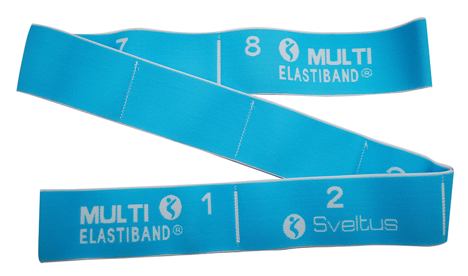 Эспандер для фитнеса Sveltus Multi Elastiband Синий 20 кг QR код (SLTS-0035)