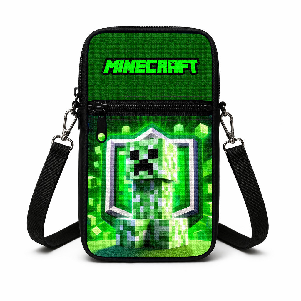 Дитяча сумка через плечо з принтом Minecraft 19×10×5 см — арт. 3015352203