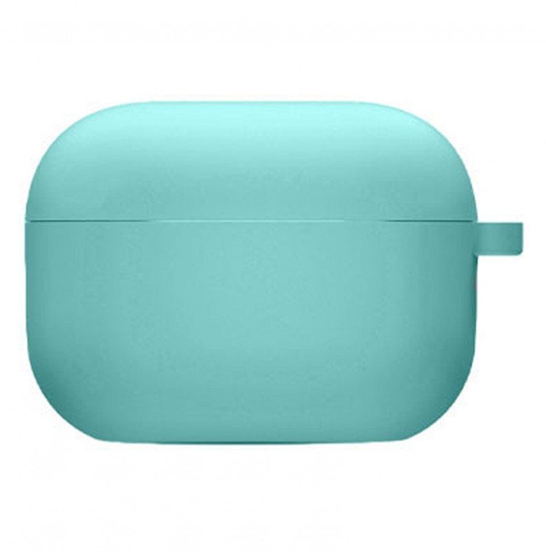 Силиконовый футляр Epik с микрофиброй для наушников Airpods Pro Бирюзовый / Marine Green 1160362