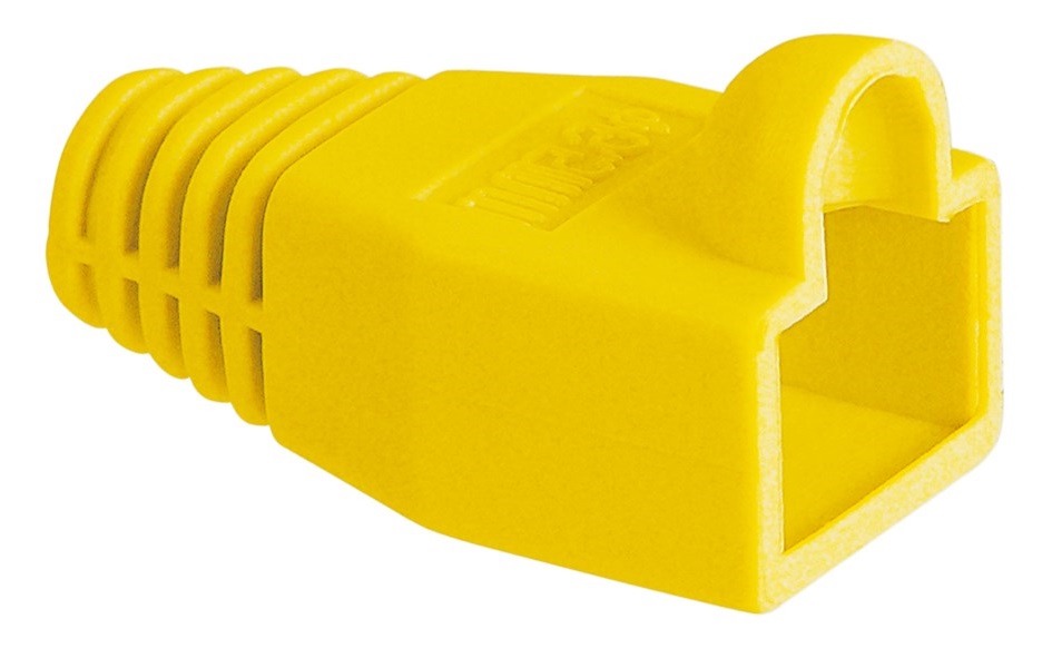 Ковпачок Lucom FreeEnd-RJ45 UTP5e (ковпачок) ізолюючий 6.4mm з вушком жовтий (25.02.5149)