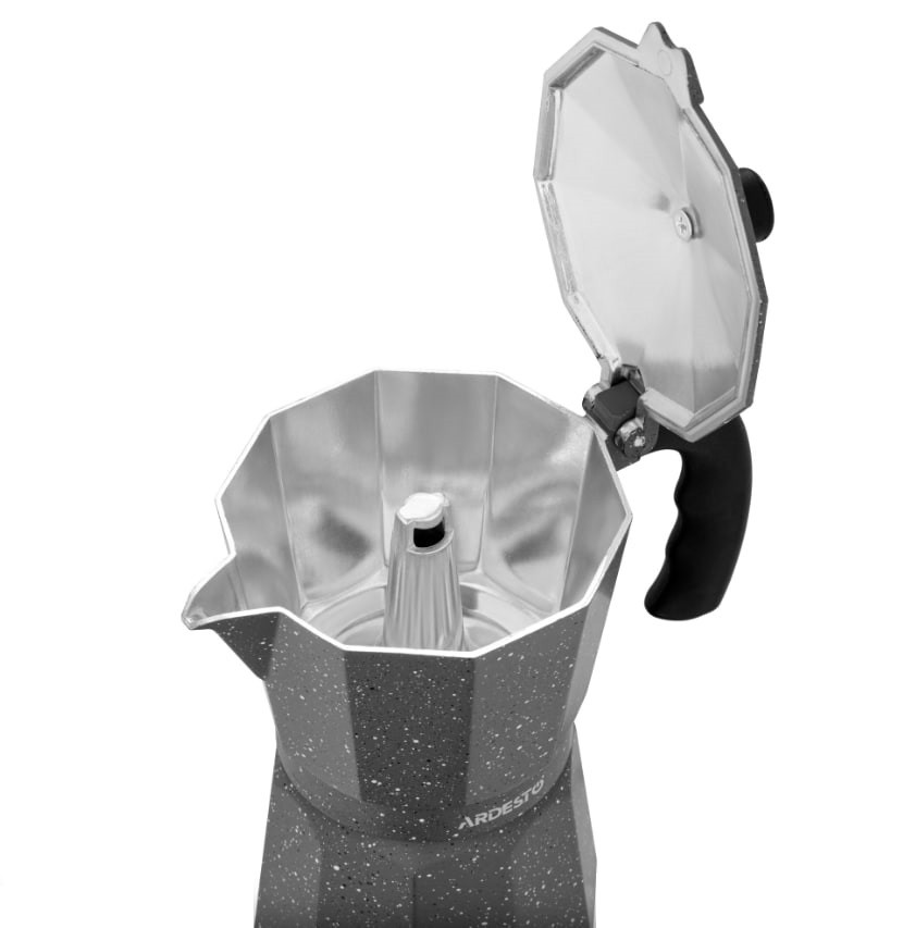 Кофеварка гейзерная Ardesto Gemini Molise AR0803AGS 0.24 л Серый