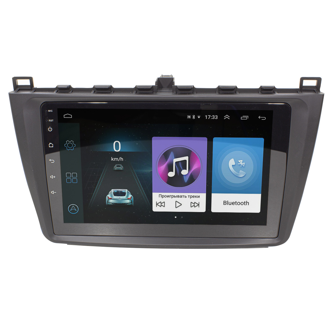 Штатна автомобільна магнітола 9 дюймів Mazda 6 (2007-2013рр.) Android 8.1 Go Wi Fi 4G GPS AM/FM радіо Can модуль (3610-10918)