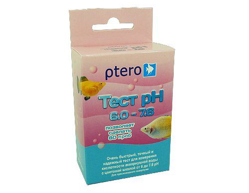 Тест Ptero pH 6.0-7.6 - на кислотность, узкий
