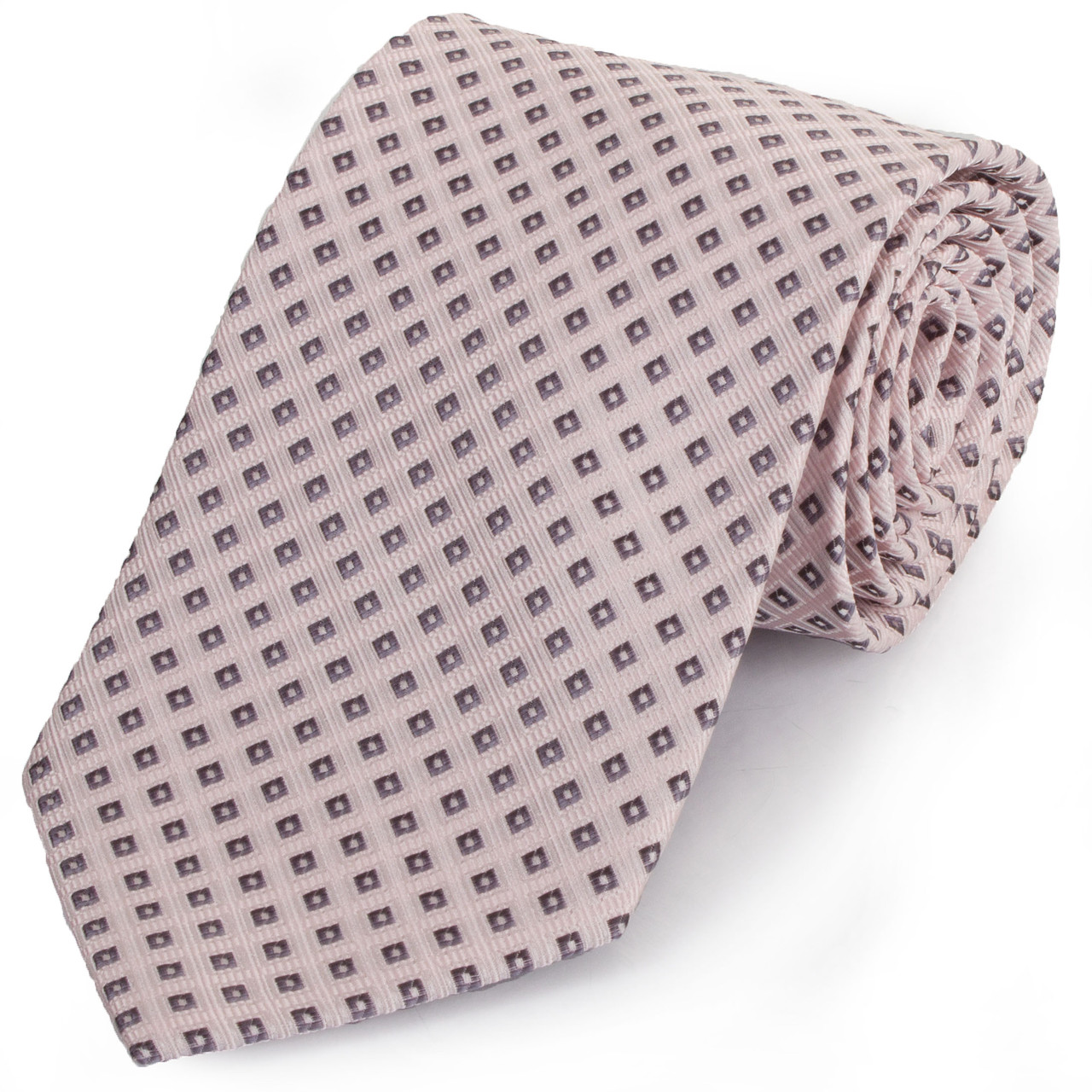 Краватка поліестерова стандарт Schönau-22 Бежево-рожевий