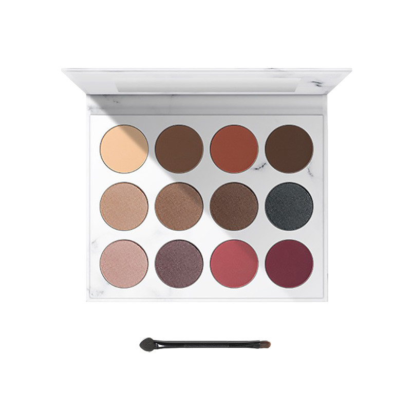 Тени для век Senana Streamer Star Marble Eyeshadow палитра 12 цветов