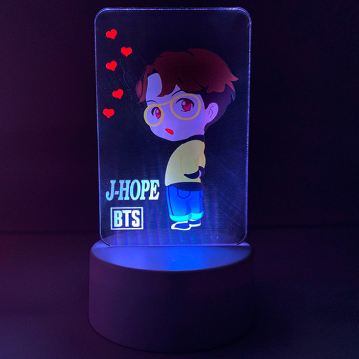 Світильник нічник Джей-Хоуп (J-Hope) BTS Bangtan Boys БТС K-POP USB (7228)