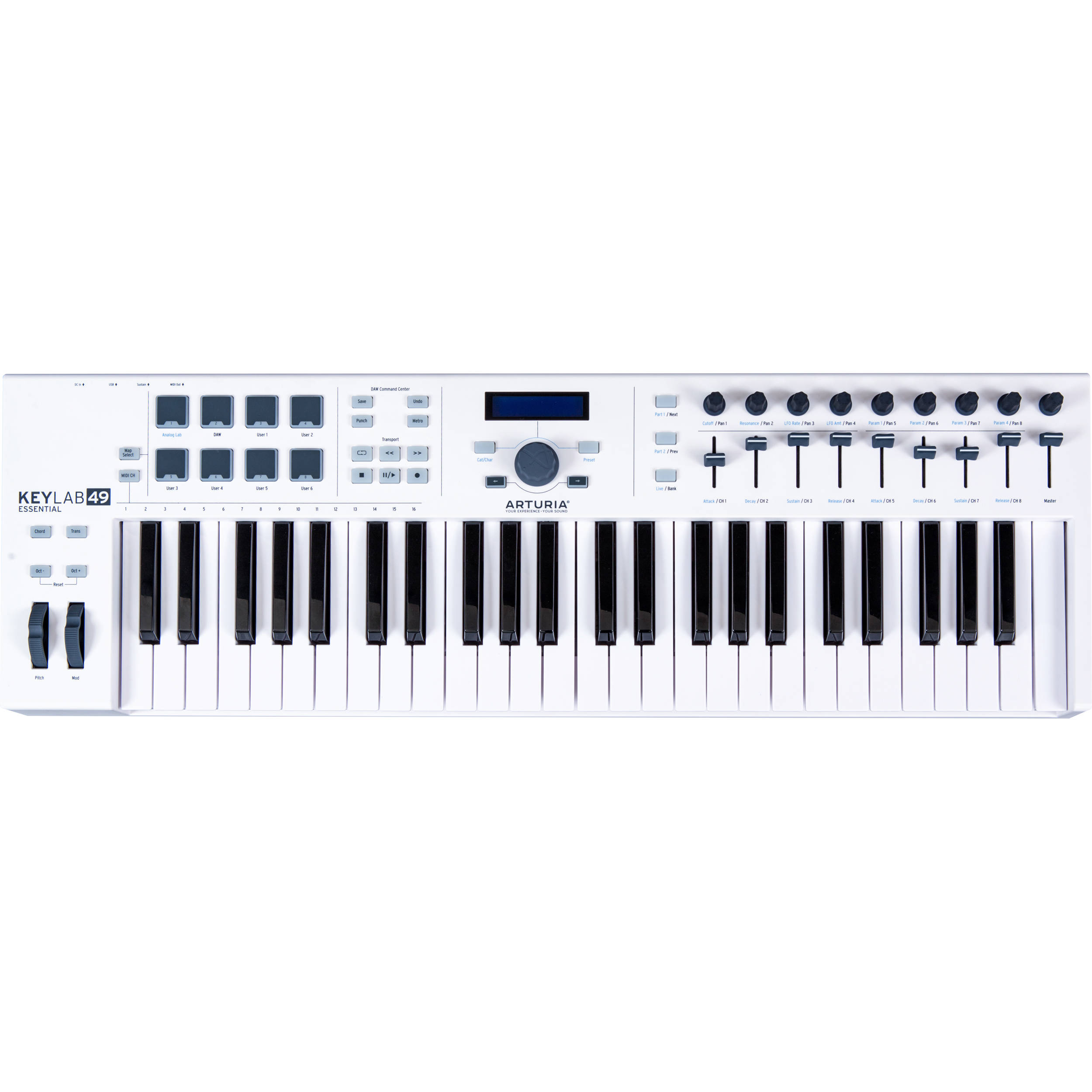 MIDI-клавіатури Arturia KeyLab Essential 49 White (PL00911)