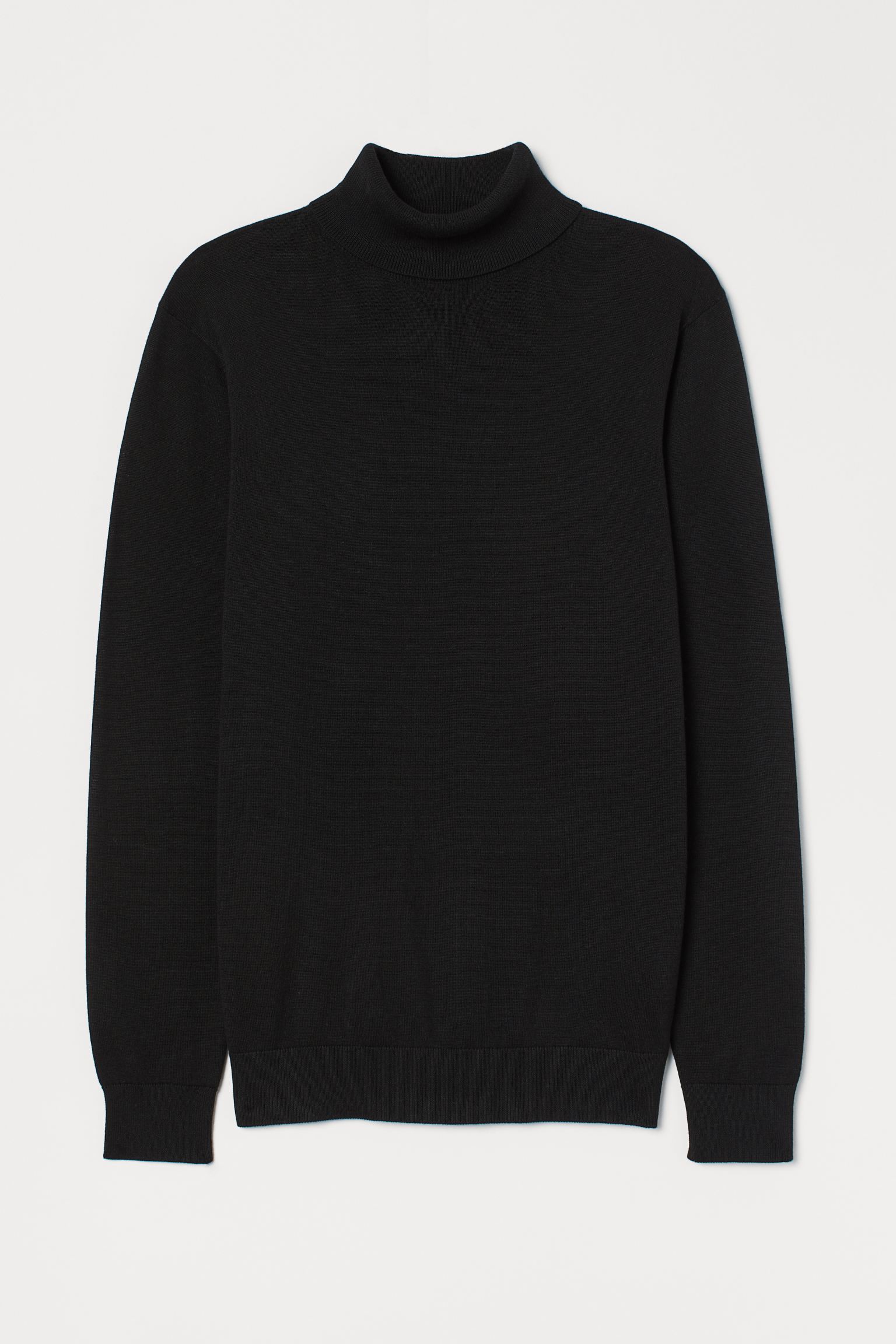 Свитер мужской H&M 7158283 XS Черный (2030000275571)
