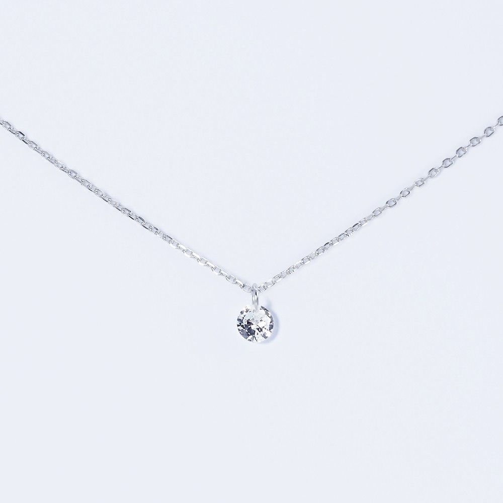 Колье серебрянное INFINI родированное kl2cr-86