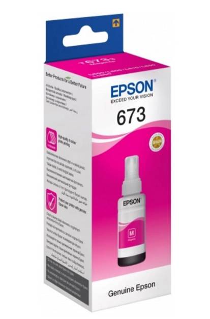 Контейнер з чорнилом Epson 673 70 мл Magenta L800/1800 (C13T67334A) (10902)