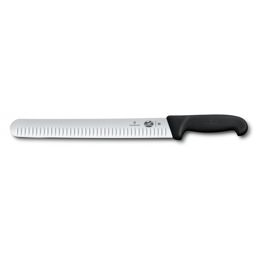 Кухонний ніж Victorinox Fibrox Slicing для нарізки 300 мм Чорний (5.4723.30)