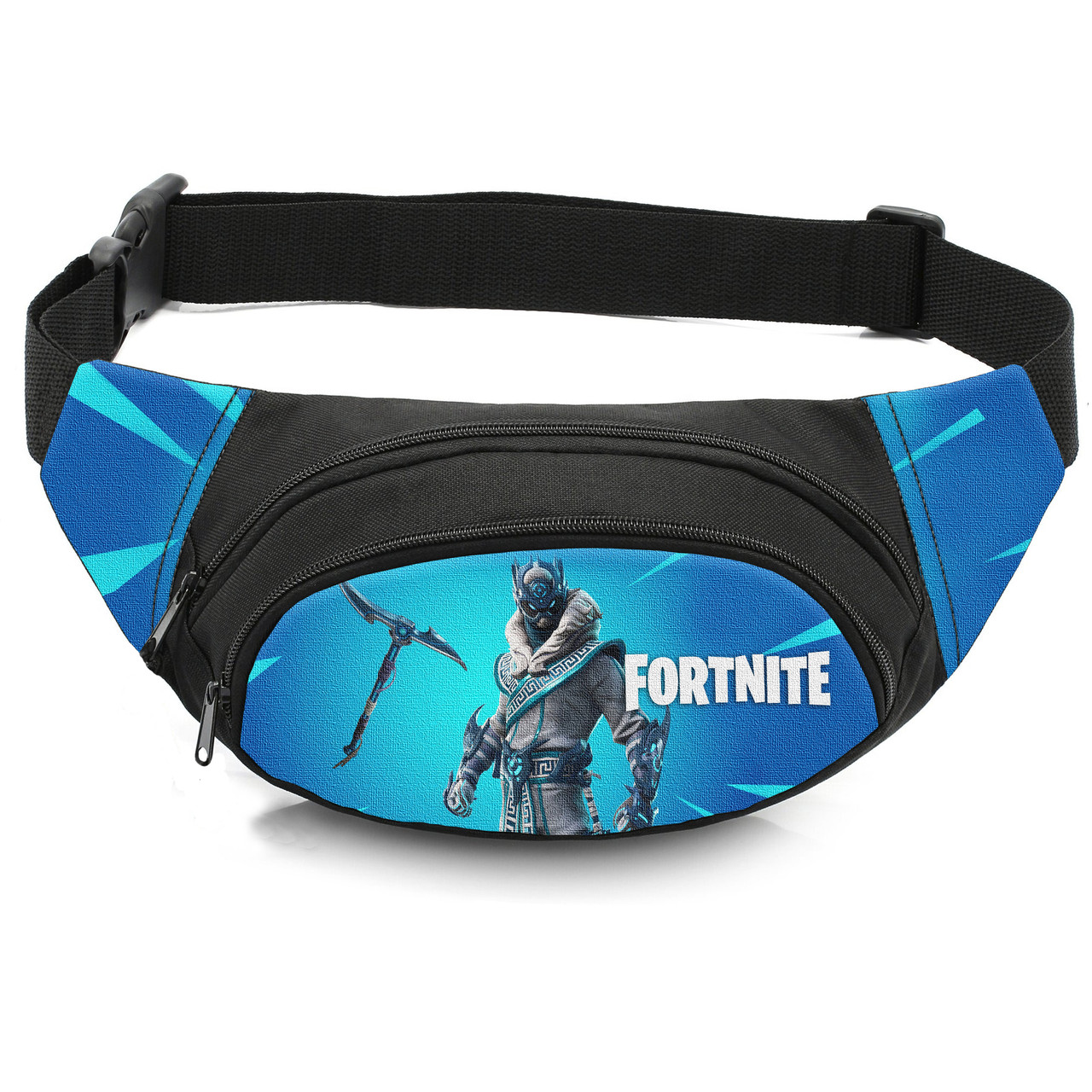 Дитяча сумка-бананка Fortnite 32x8x13 см, чорна — арт. 2907557940