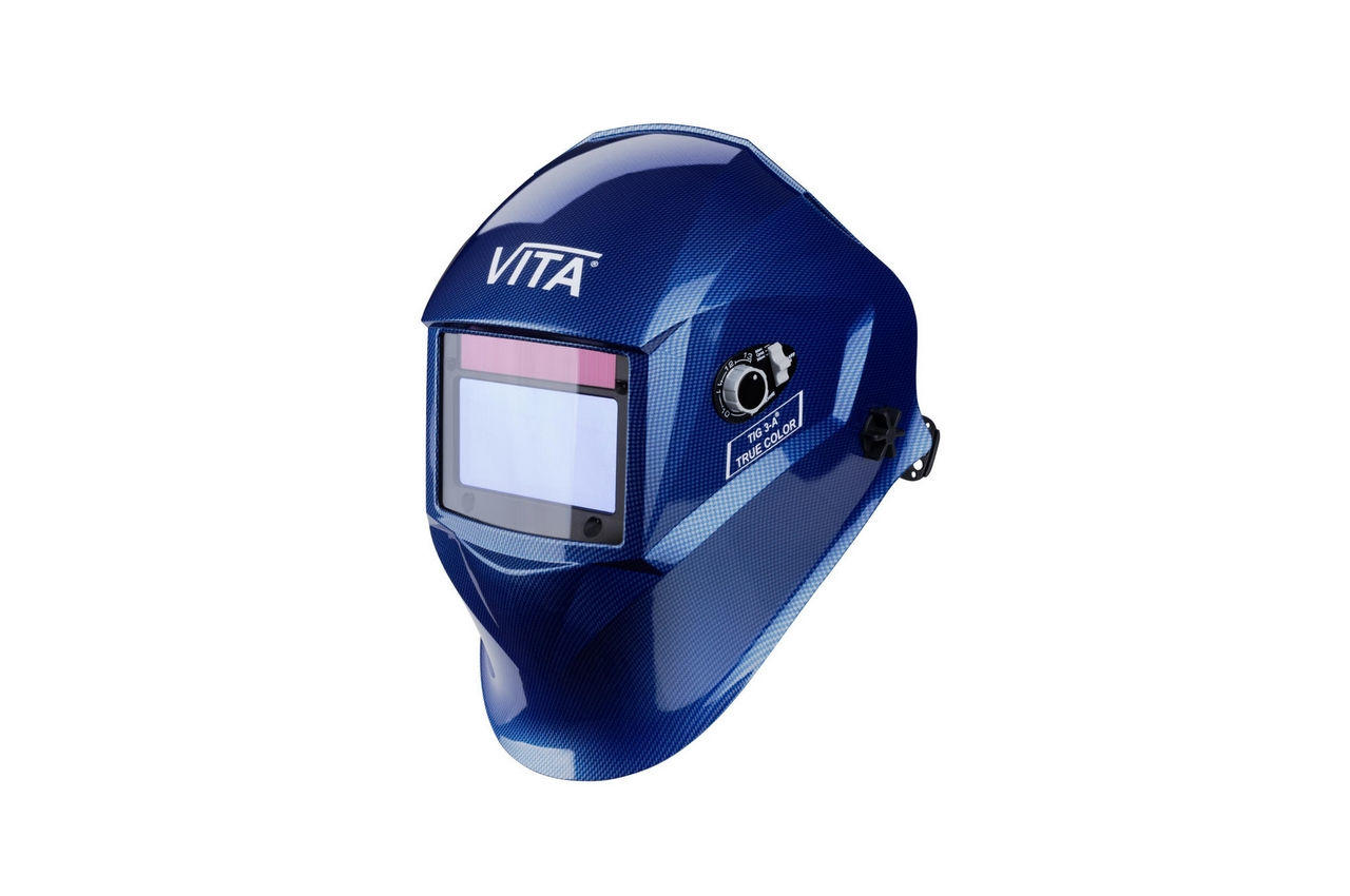 Маска зварювальна Vita - TIG 3-A TrueColor Синя (WH-0010)
