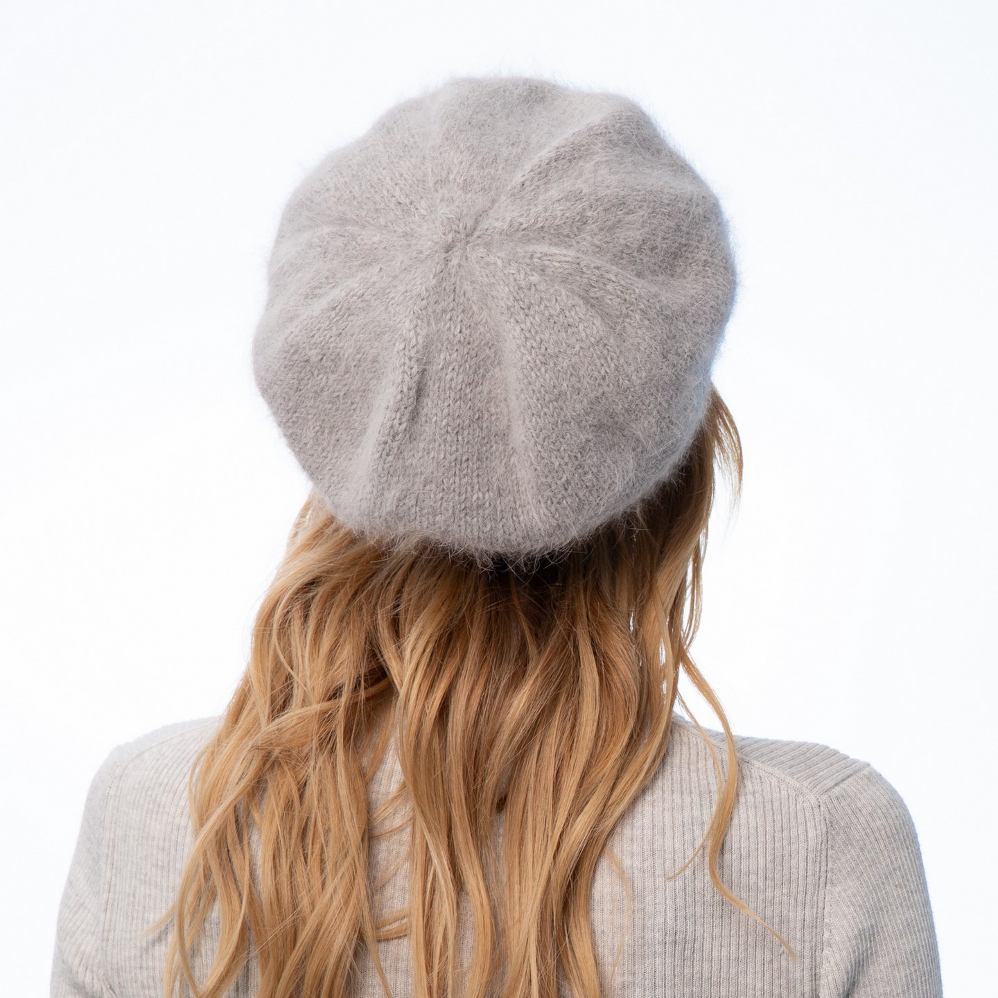 Берет жіночий нейлон ADRIENNE 259-157 LuckyLOOK One Size Сірий