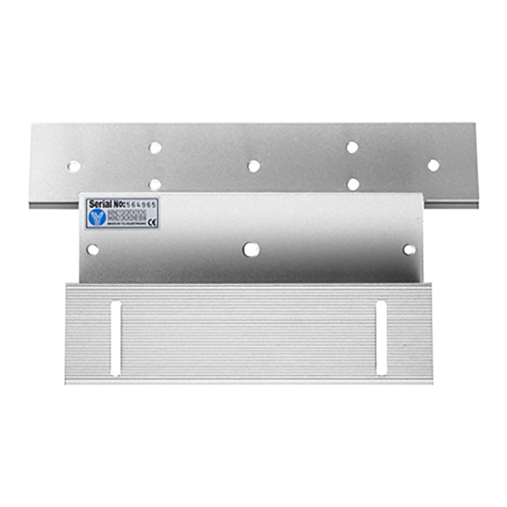 Электромагнитный замок Yli Electronic YM-350 с уголком монтажным Yli Electronic MBK-350ZL