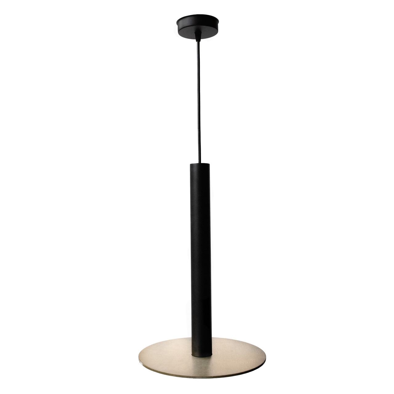 Светильник подвесной в стиле лофт MSK Electric Disk под лампу Е14 NL 26501 BK+BN черный+бронза