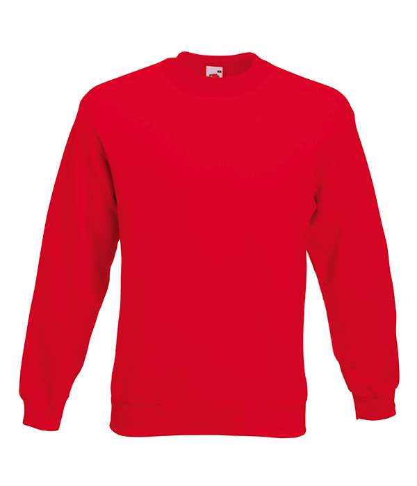 Пуловер Fruit of the loom Classic set-in sweat L Красный (62-202-0)